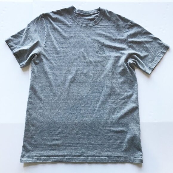 PATAGONIA Shaka Wave Responsibili-T-Shirt Gray Short Sleeve Mens Medium - Picture 2 of 7